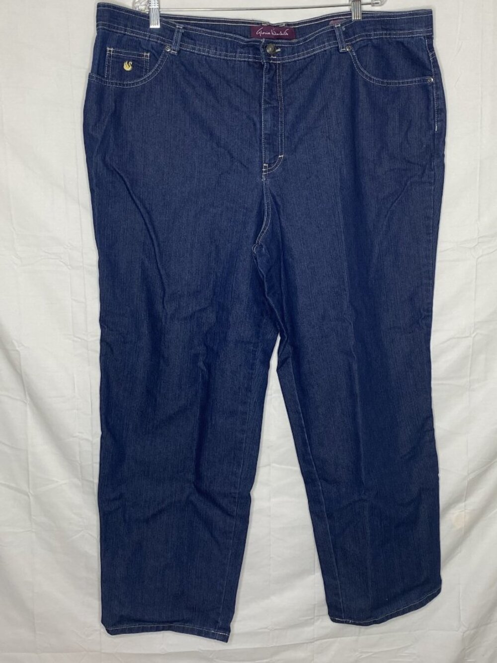 Gloria Vanderbilt (24W) Amanda Women's Dark Wash Straight Leg Jeans Size